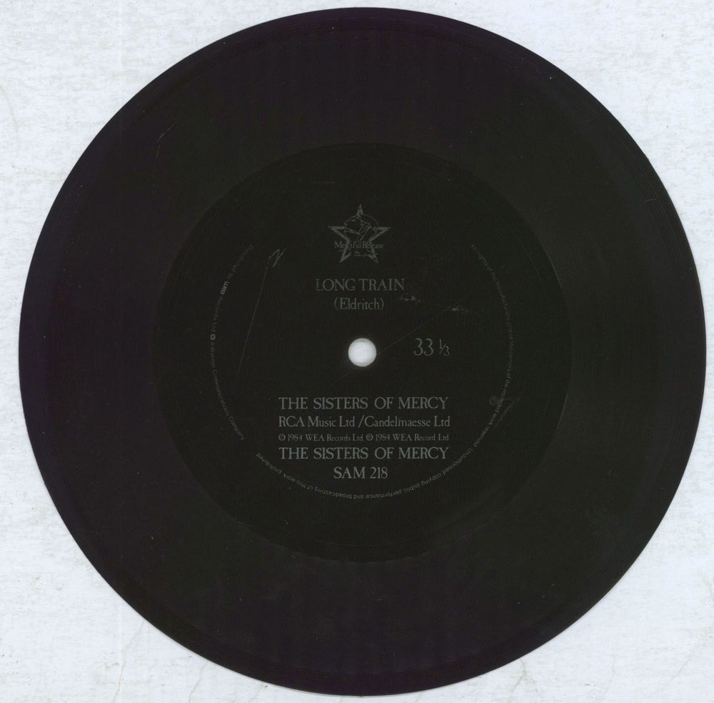 The Sisters Of Mercy Walk Away - P/S + Flexi - EX UK 12" vinyl single (12 inch record / Maxi-single)