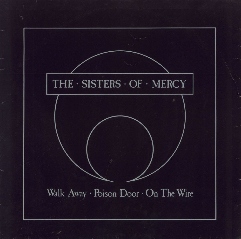 The Sisters Of Mercy Walk Away - P/S UK 12" vinyl single (12 inch record / Maxi-single) MRO33T