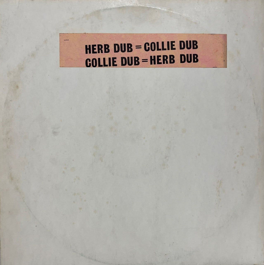 The Skatalites Herb Dub-Collie Dub UK vinyl LP album (LP record)