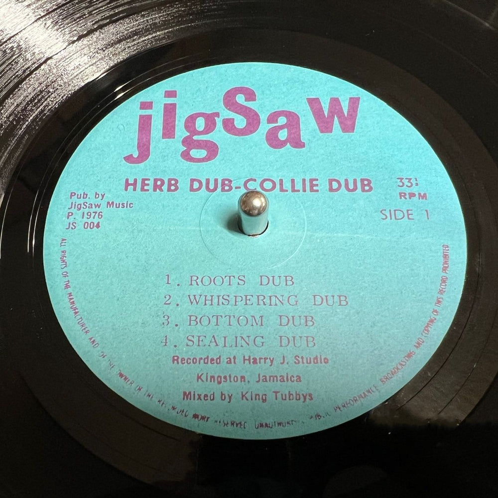 The Skatalites Herb Dub-Collie Dub UK vinyl LP album (LP record) JS004