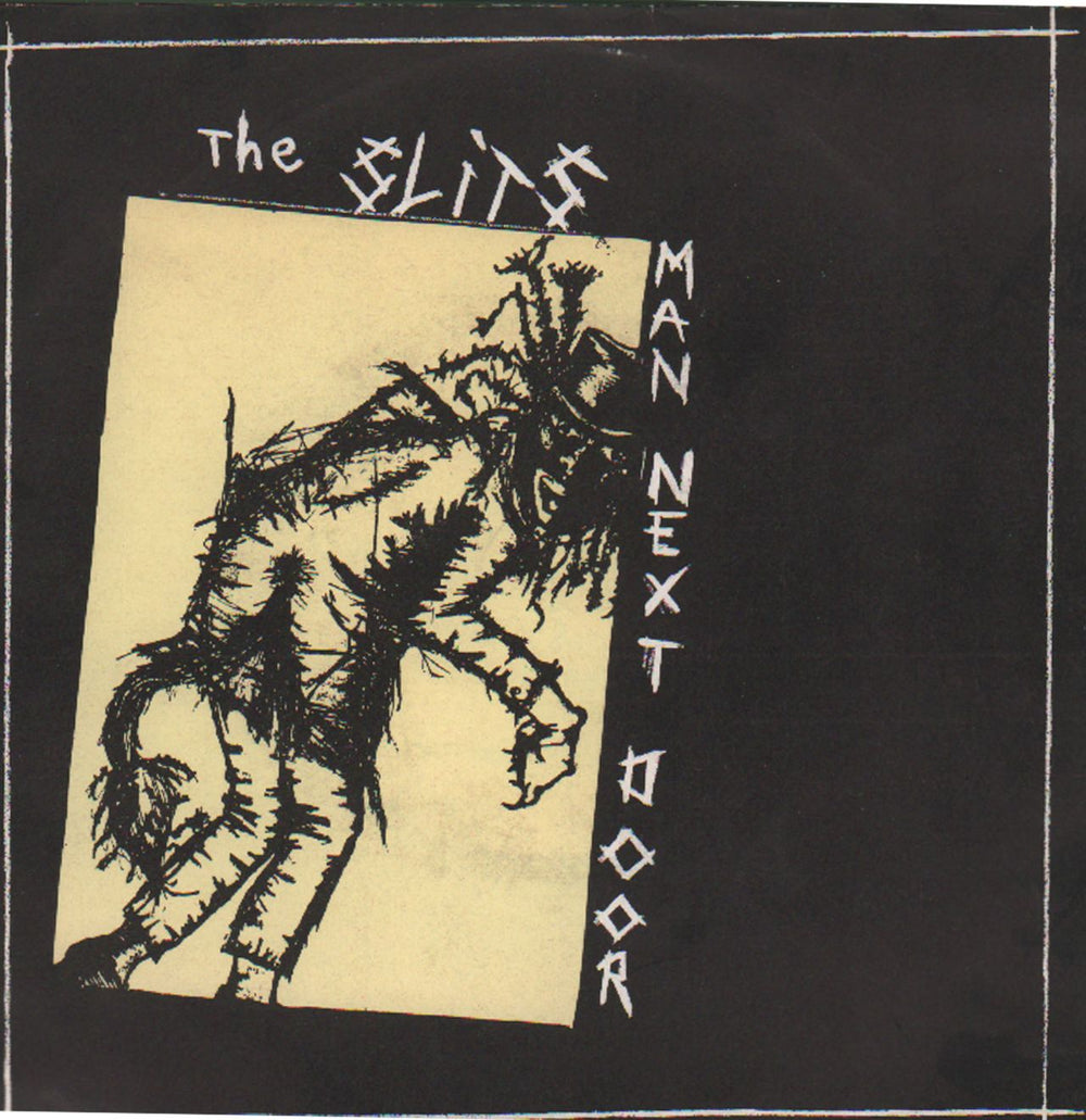 The Slits Man Next Door UK 7" vinyl single (7 inch record / 45) RT044