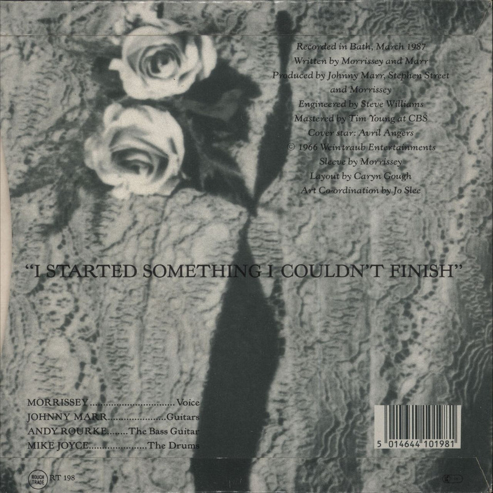 The Smiths I Started Something I Couldn't Finish - 4pr UK 7" vinyl single (7 inch record / 45) 5014644101981