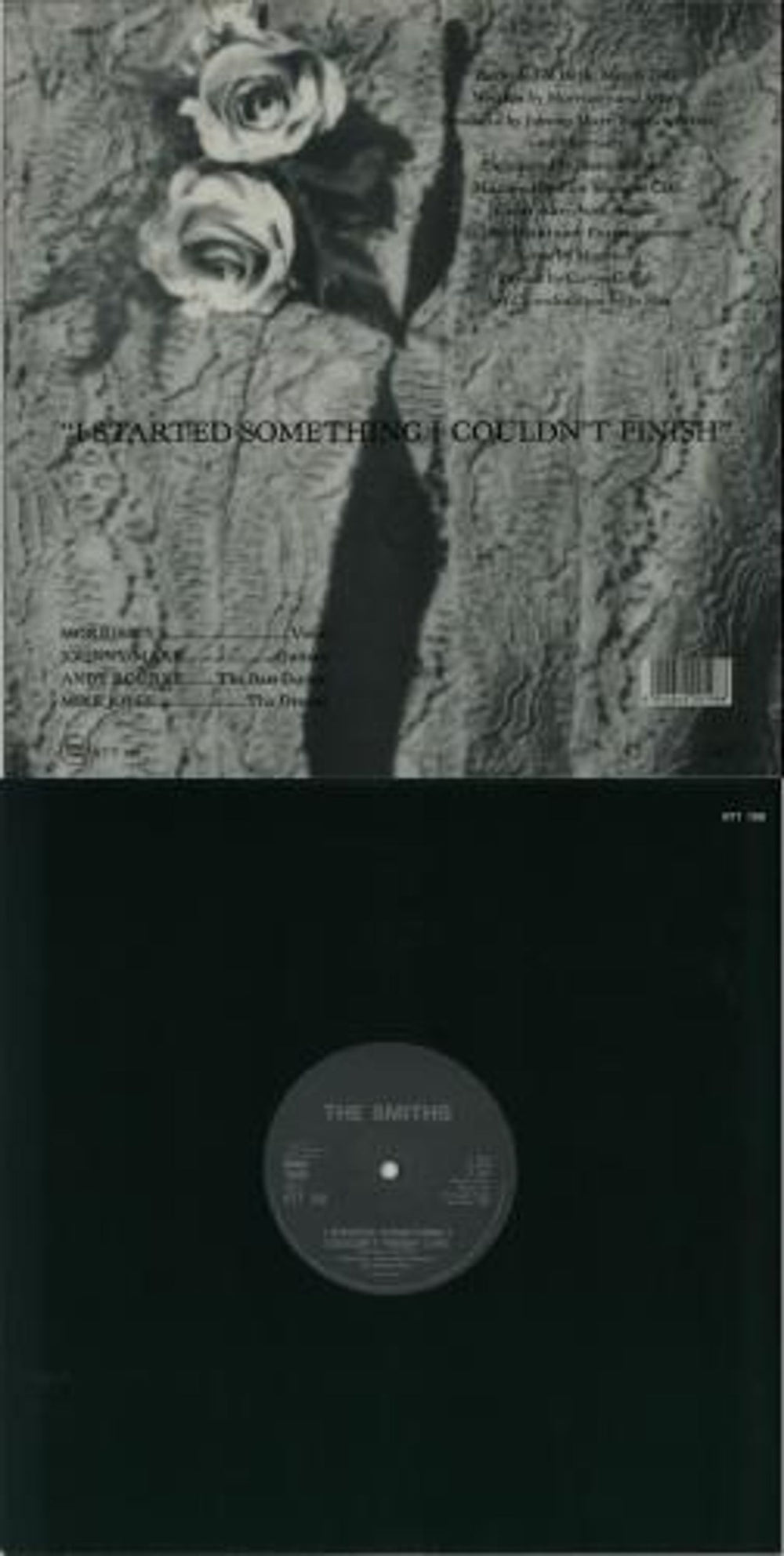 The Smiths I Started Something I Couldn't Finish + inner UK 12" vinyl single (12 inch record / Maxi-single) SMI12IS00077