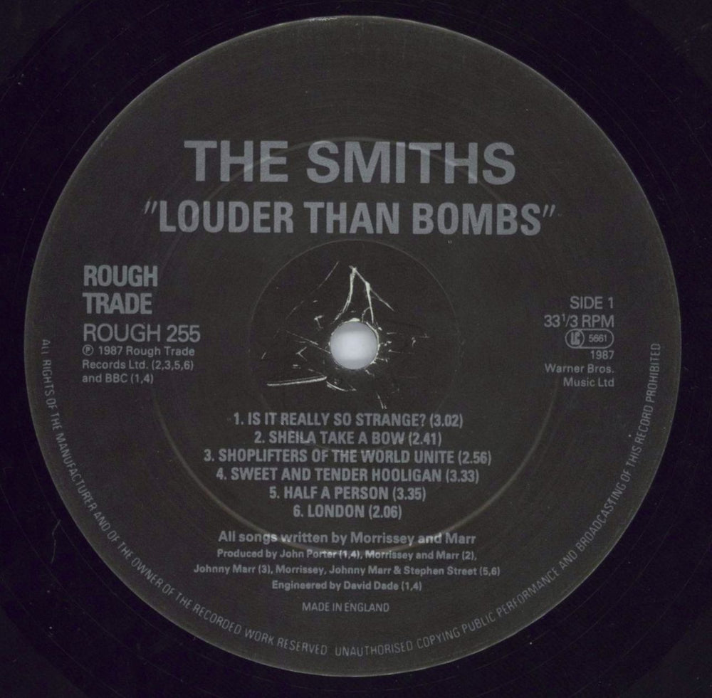 The Smiths Louder Than Bombs - VG UK 2-LP vinyl record set (Double LP Album) SMI2LLO816911