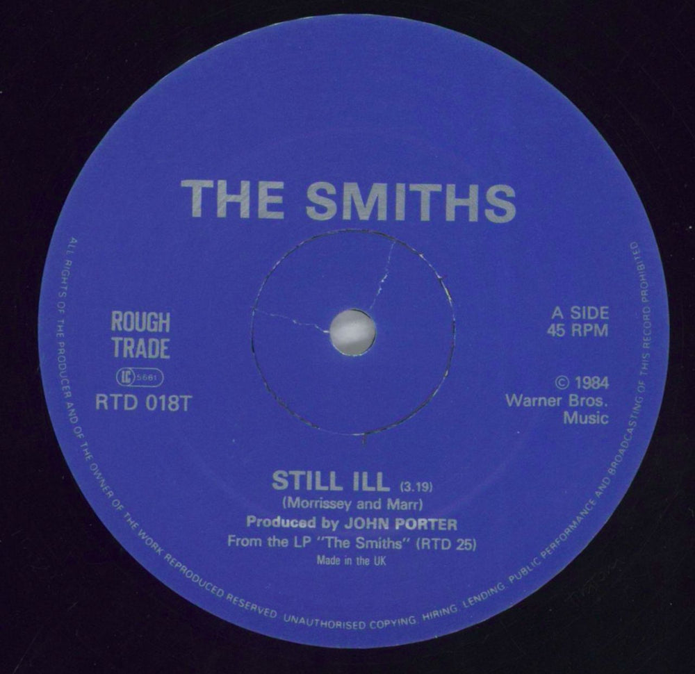 The Smiths Still Ill - EX German 12" vinyl single (12 inch record / Maxi-single) SMI12ST240828