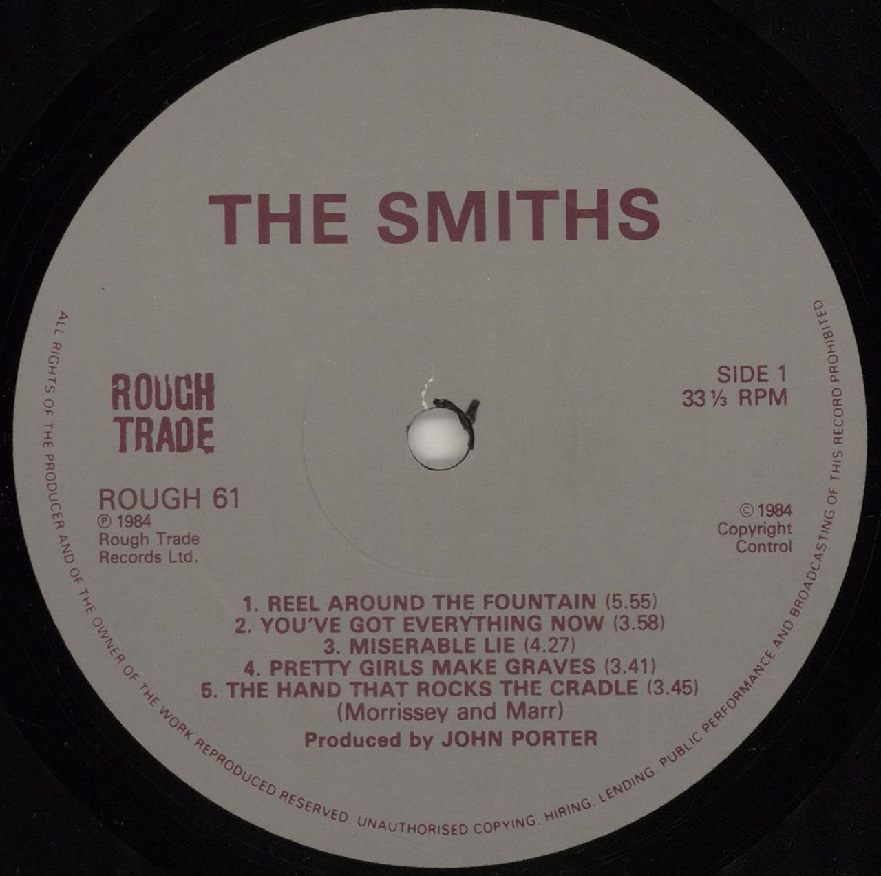The Smiths ‎/ The Smiths LPレコード The Smiths – The Smiths – Vinyl (LP, Album), 1984 [r789738