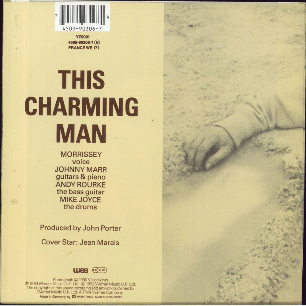 The Smiths This Charming Man German 7" vinyl single (7 inch record / 45) 745099030674