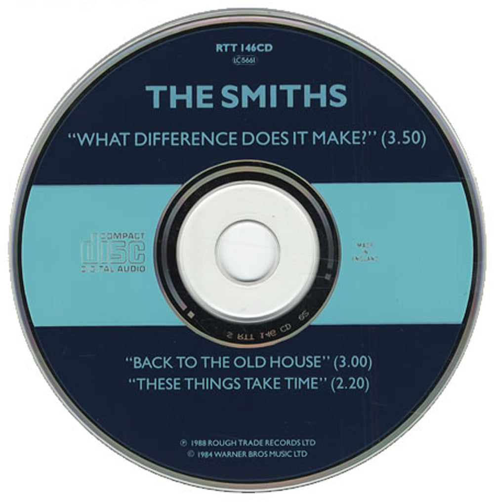 The Smiths What Difference Does It Make UK CD single (CD5 / 5") SMIC5WH15924