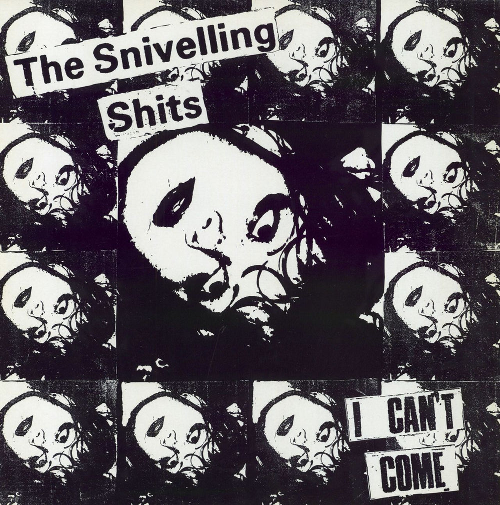 The Snivelling Shits I Can't Come - Blue Vinyl UK vinyl LP album (LP record) FNARRLP3