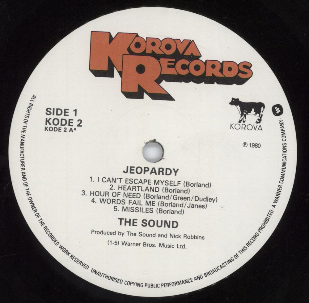 The Sound Jeopardy + Inner & Press Release UK vinyl LP album (LP record) T-SLPJE814671