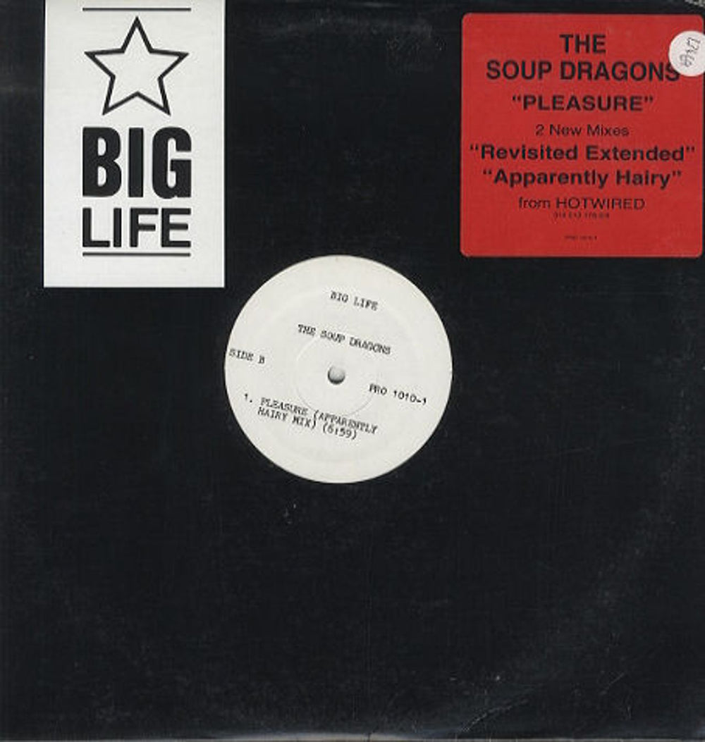 The Soup Dragons Pleasure US Promo 12" vinyl single (12 inch record / Maxi-single) PRO 1010-1