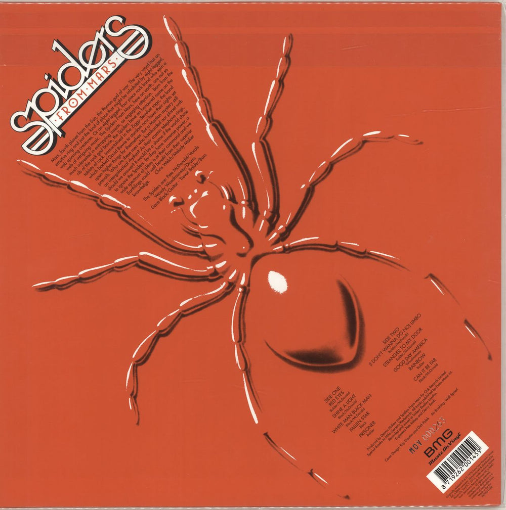 The Spiders From Mars Spiders From Mars - 180 Gram Red Vinyl UK vinyl LP album (LP record) 8719262001459