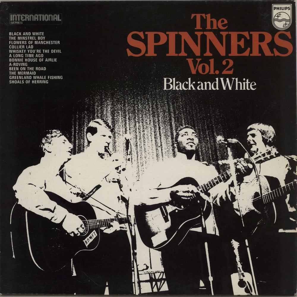 The Spinners Vol. 2 Black And White UK vinyl LP album (LP record) 6382047