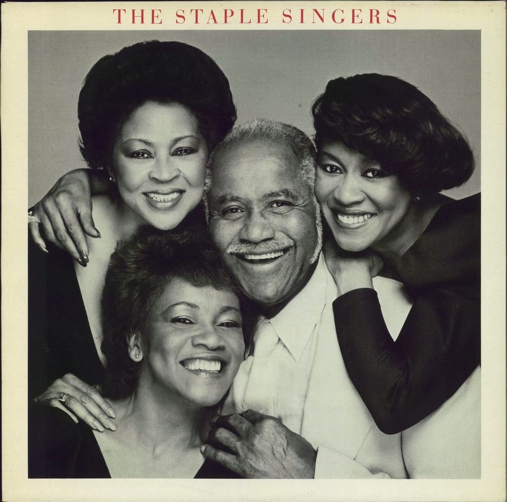 The Staple Singers The Staple Singers - Gold promo stamped UK vinyl LP album (LP record) EPC26537