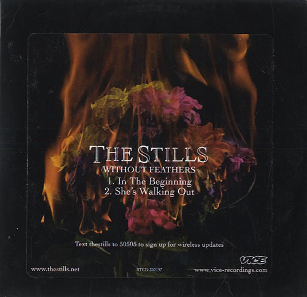 The Stills Without Feathers Sampler US Promo CD single (CD5 / 5") STCD302197