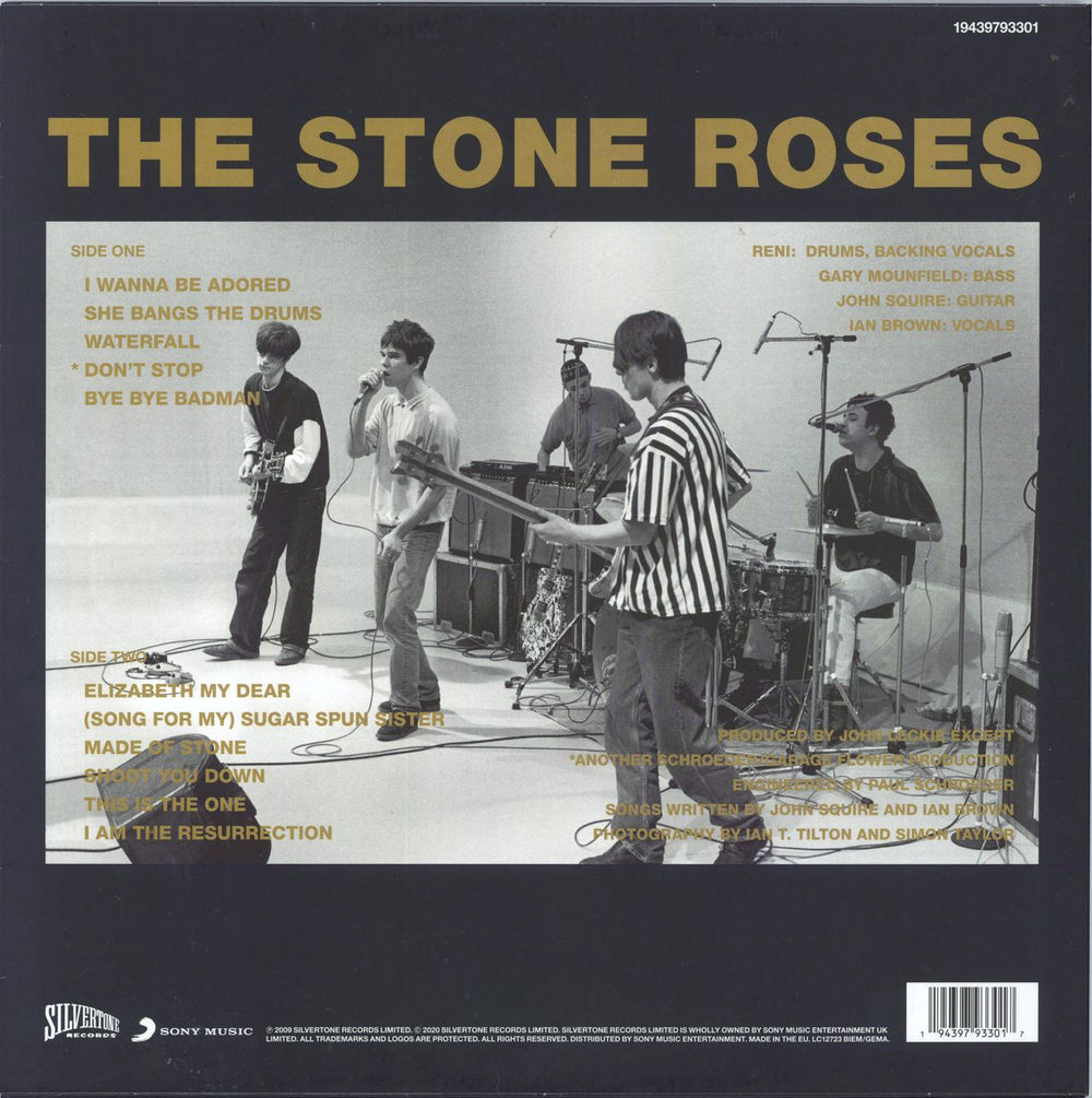 The Stone Roses The Stone Roses - Clear Vinyl UK vinyl LP album (LP record) 194397933017