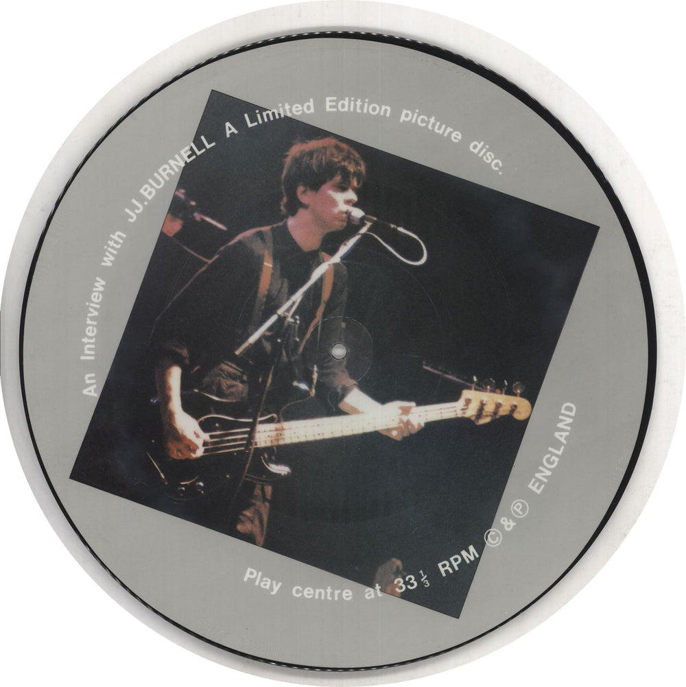 The Stranglers An Interview With J.J. Burnel UK picture disc LP (vinyl picture disc album)