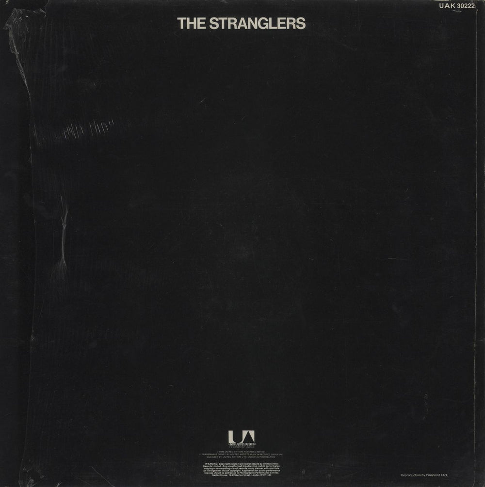 The Stranglers Black And White - Opened shrink UK vinyl LP album (LP record)