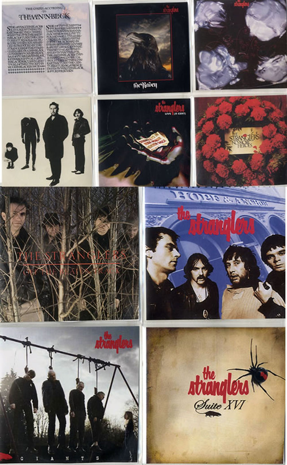 The Stranglers Giants And Gems: An Album Collection - Complete Set of 11 CD-Rs UK Promo CD-R acetate STRCRGI632875