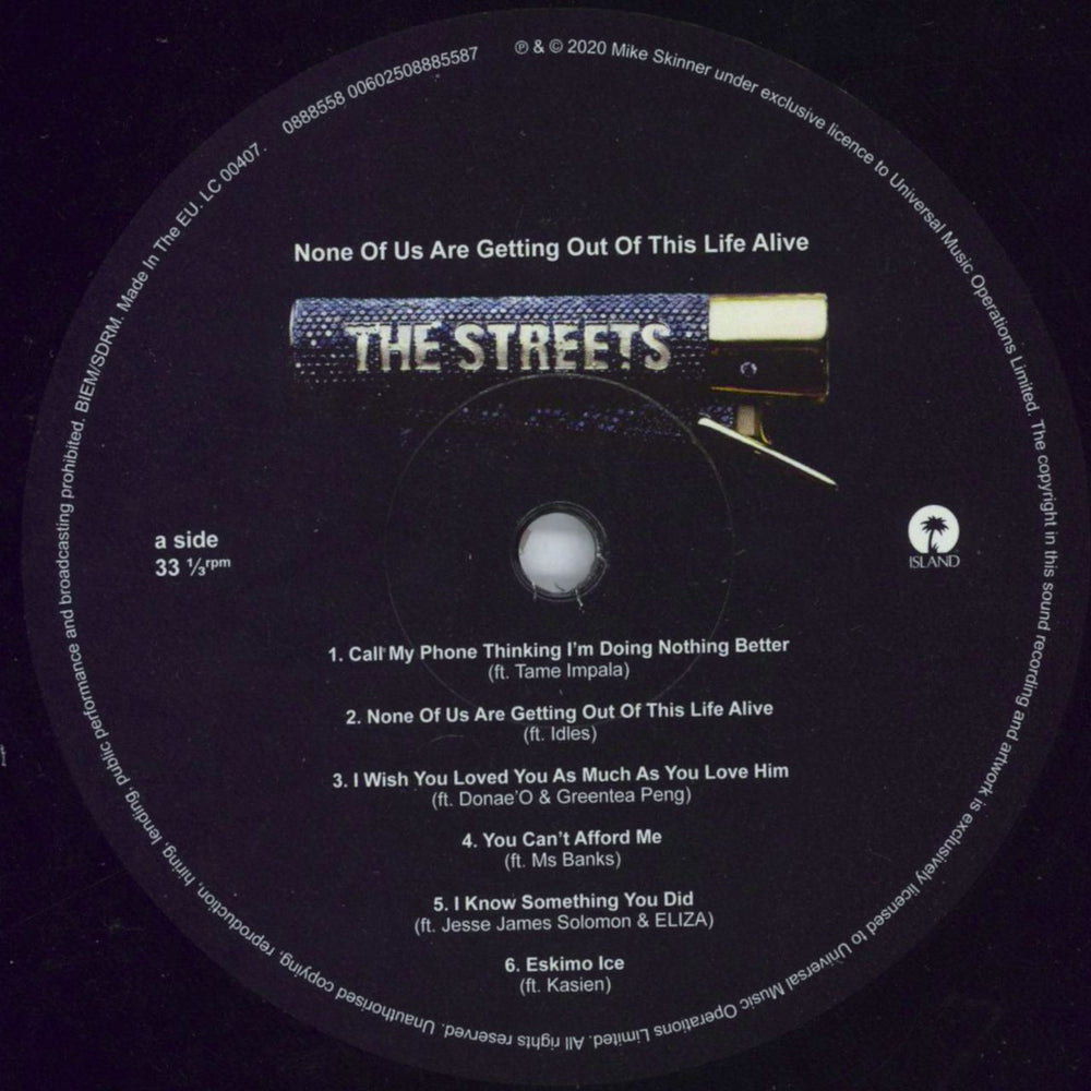 The Streets None Of Us Are Getting Out Of This Life Alive - 180gm - Autographed UK vinyl LP album (LP record) RETLPNO816826