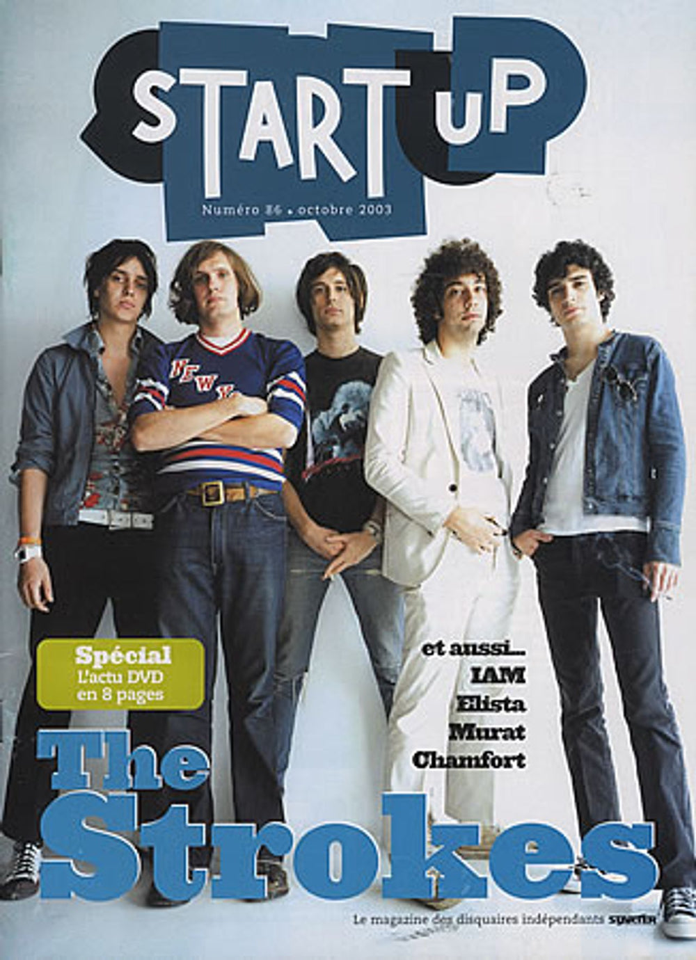 The Strokes Start Up French magazine NUMBER 86