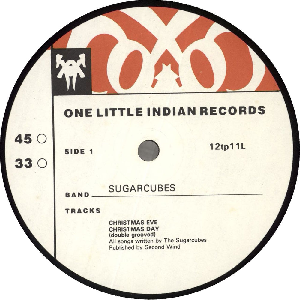 The Sugarcubes Birthday (Christmas Mix) UK Promo 12" vinyl single (12 inch record / Maxi-single)