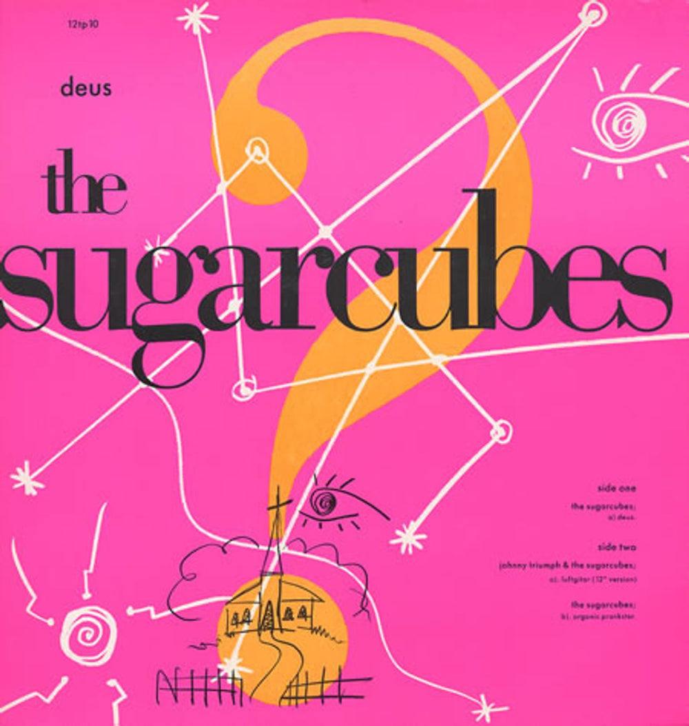 The Sugarcubes Deus UK 12" vinyl single (12 inch record / Maxi-single) 12TP10