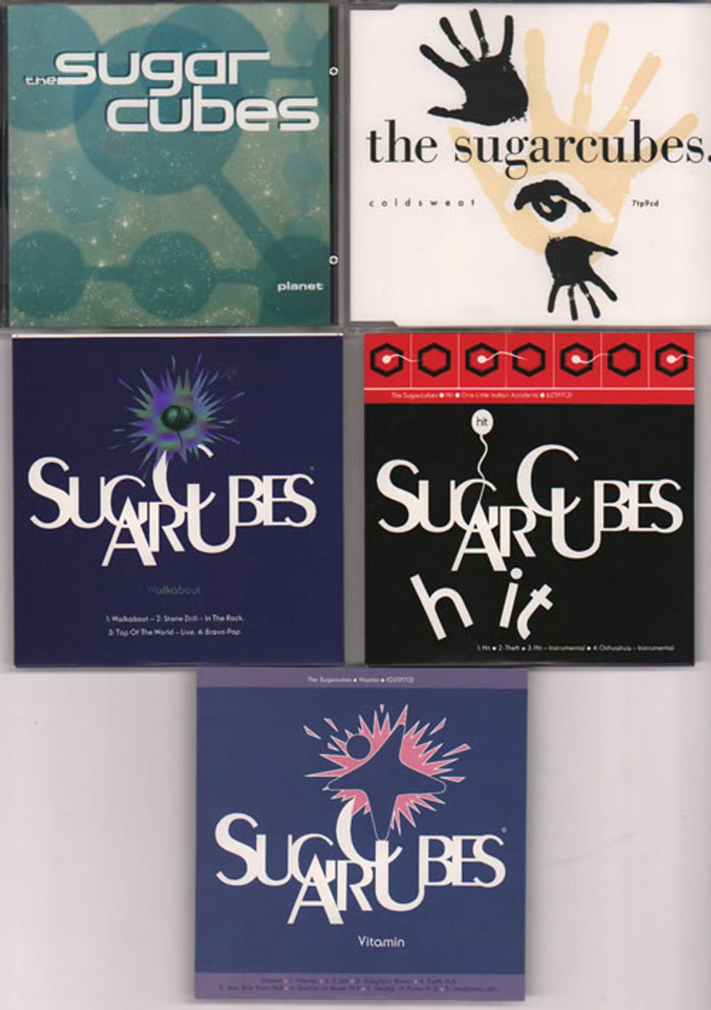 The Sugarcubes Quantity Of Six Singles & Albums UK CD album (CDLP) SUGCDQU635297