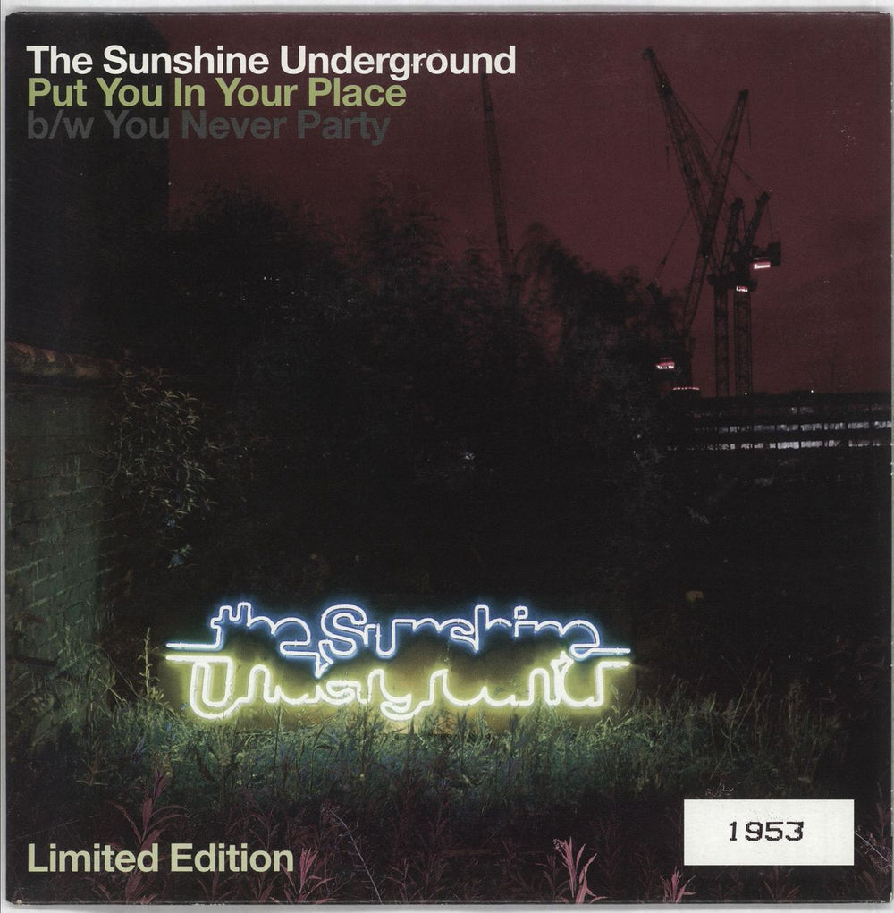 The Sunshine Underground Put You In Your Place - Purple Vinyl UK 7" vinyl single (7 inch record / 45) ROCKERS35V