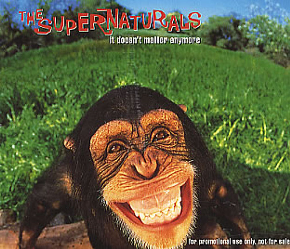 The Supernaturals It Doesn't Matter Anymore UK Promo CD album (CDLP) SUPER101