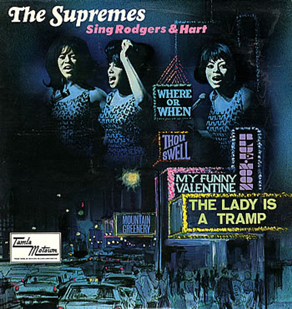 The Supremes Sing Rodgers & Hart UK vinyl LP album (LP record) STML11054