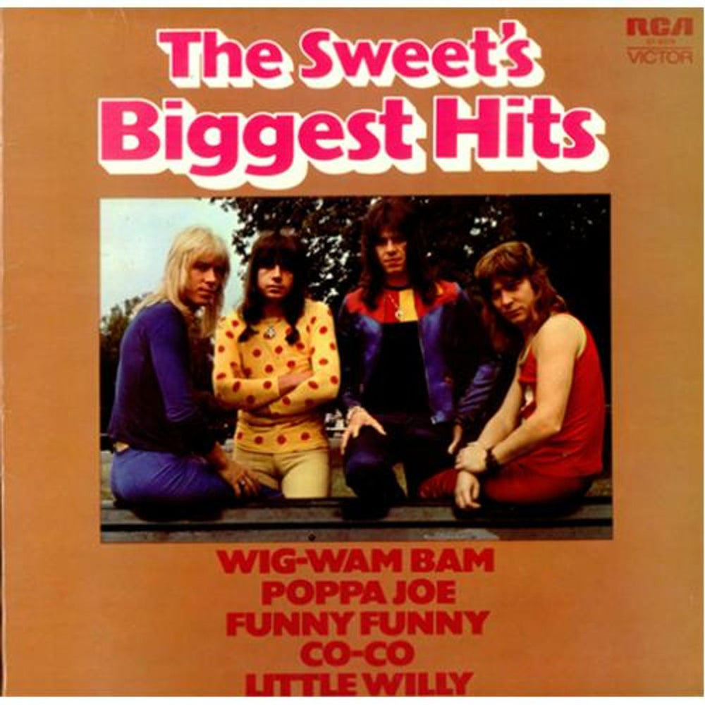 The Sweet Biggest Hits UK vinyl LP album (LP record) SF8316