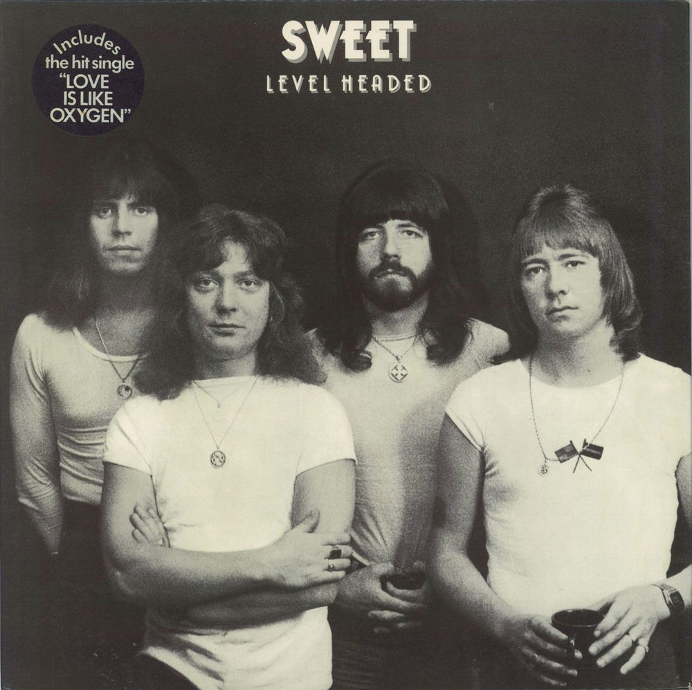 The Sweet Level Headed - Hype Sticker UK vinyl LP album (LP record) POLD5001