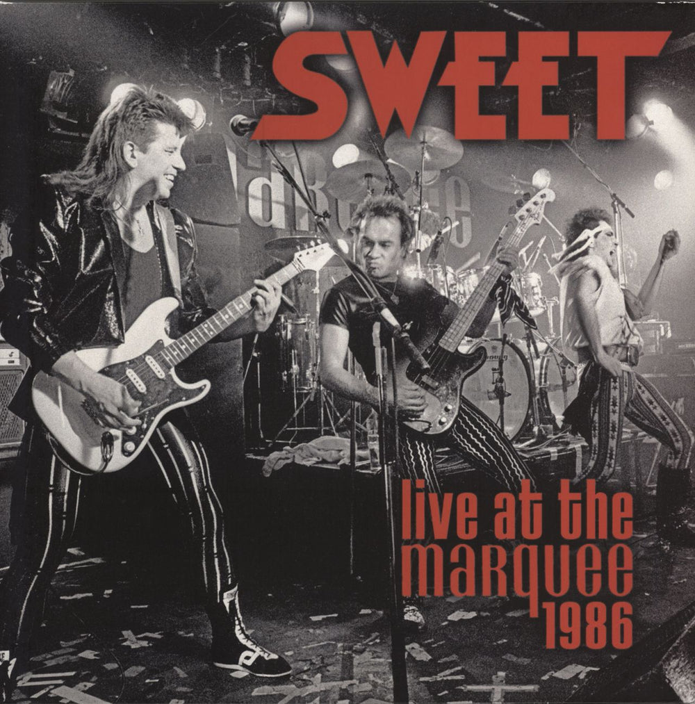 The Sweet Live At The Marquee 1986 - White Vinyl UK 2-LP vinyl record set (Double LP Album) LETV468L