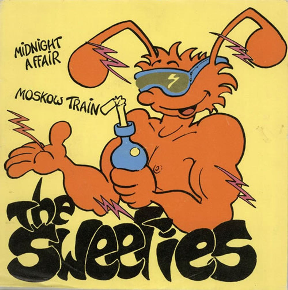 The Sweeties Midnight Affair / Moskow Train Belgian Promo 7" vinyl single (7 inch record / 45) SR004