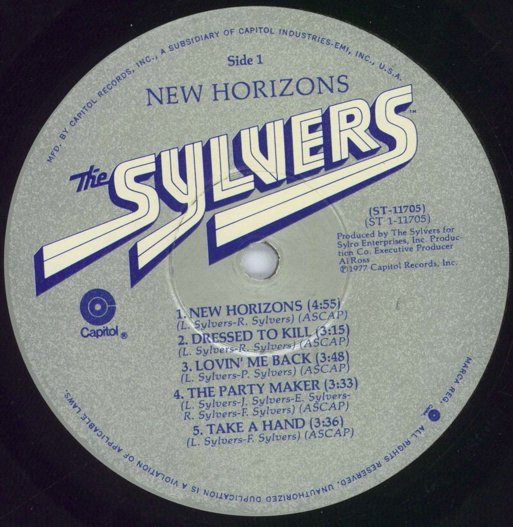 The Sylvers New Horizons - stickered shrink US vinyl LP album (LP record) SY6LPNE818621