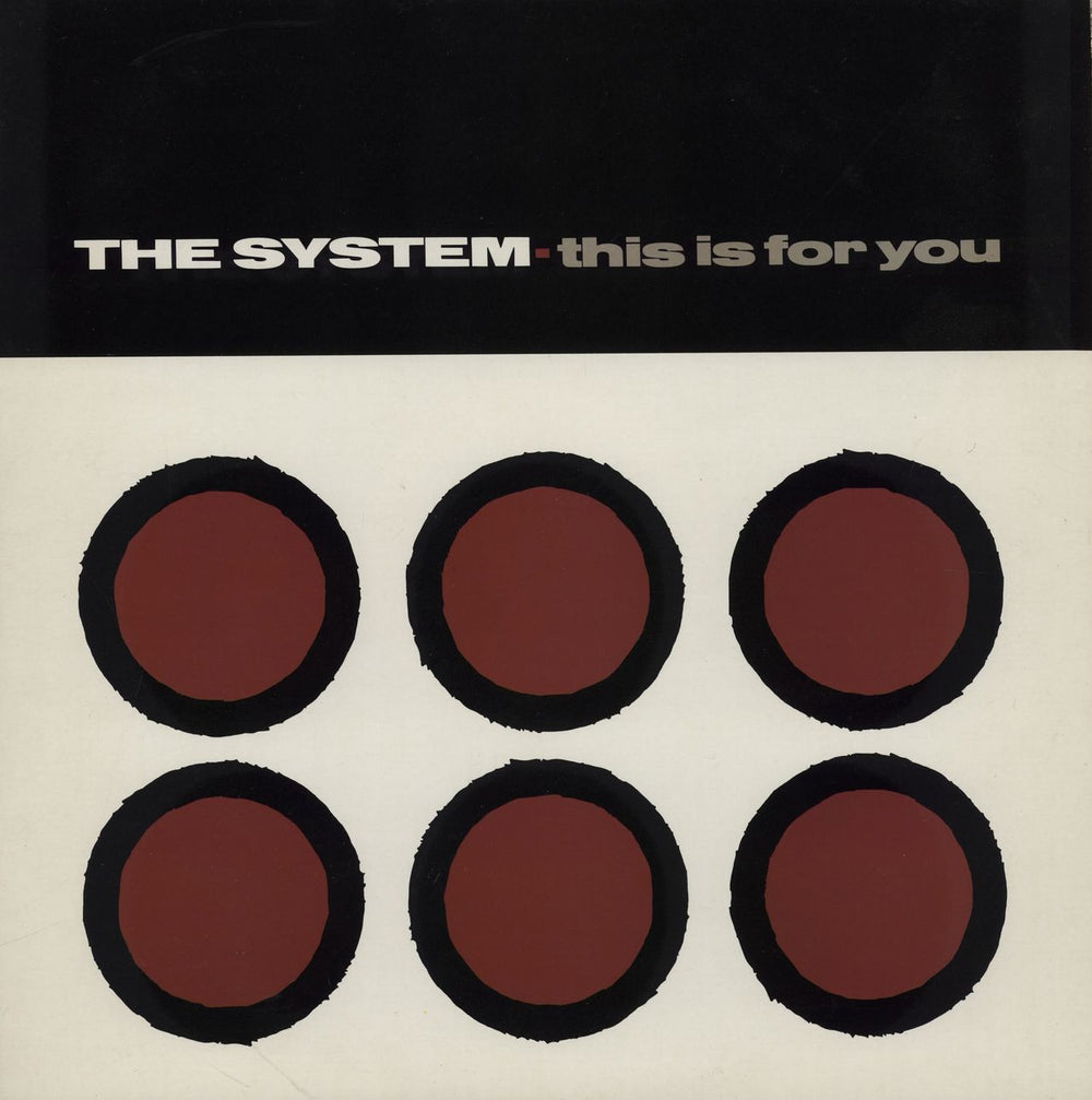 The System This Is For You UK 12" vinyl single (12 inch record / Maxi-single) POSPX768