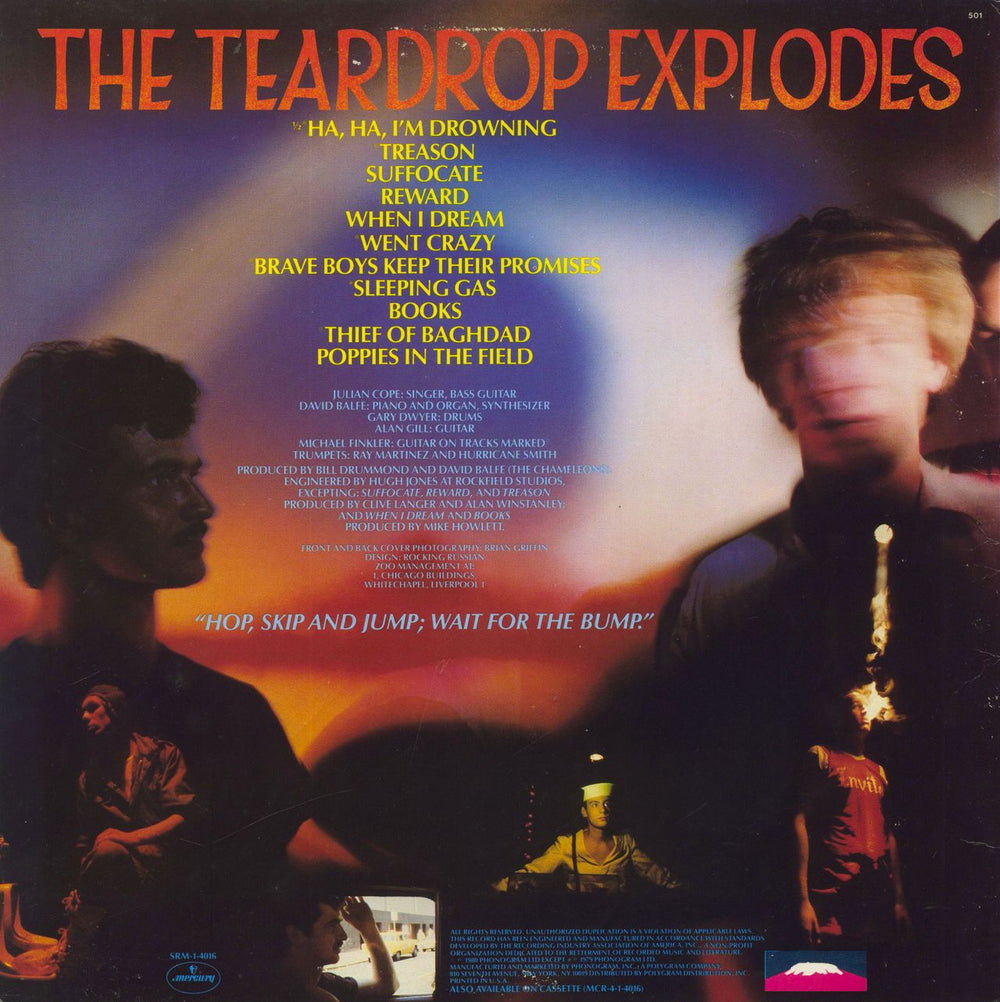 The Teardrop Explodes Kilimanjaro US vinyl LP album (LP record)