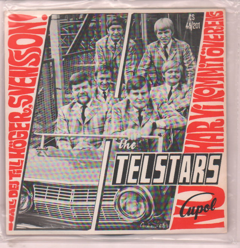 The Telstars Hall Dej Till Hoger, Svensson Swedish 7" vinyl single (7 inch record / 45) CS45/201