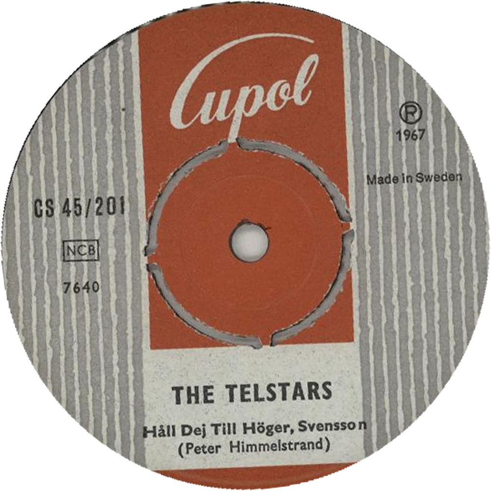 The Telstars Hall Dej Till Hoger, Svensson Swedish 7" vinyl single (7 inch record / 45) XTU07HA646136