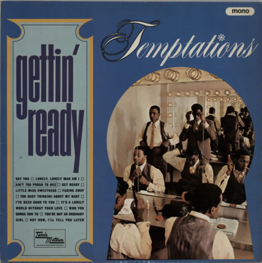 The Temptations Gettin' Ready UK vinyl LP album (LP record) TML11035