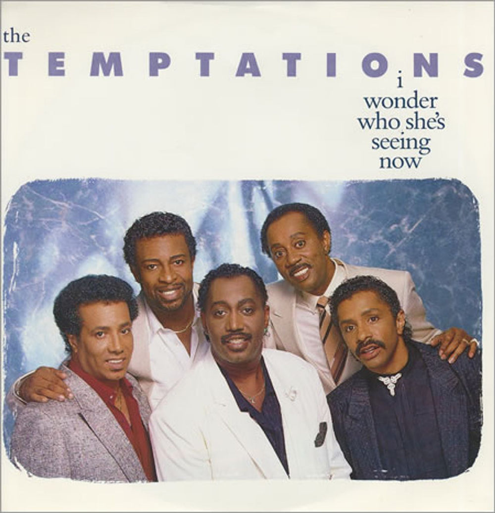 The Temptations I Wonder Who She's Seeing Now UK 12" vinyl single (12 inch record / Maxi-single) ZT41548