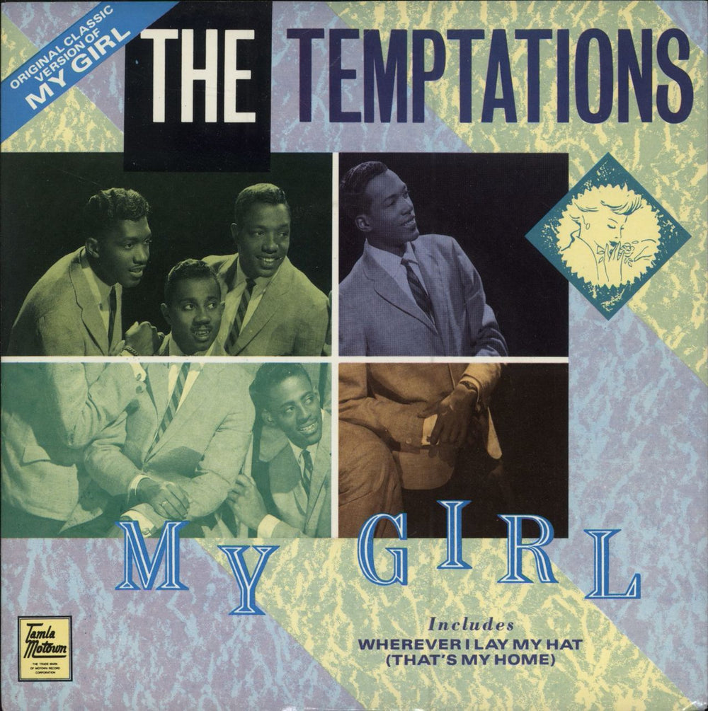 The Temptations My Girl UK 7" vinyl single (7 inch record / 45) ZB40743