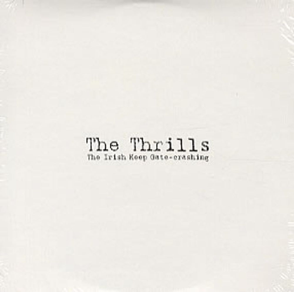 The Thrills The Irish Keep Gate-Crashing UK Promo CD single (CD5 / 5") VSCDJ1895