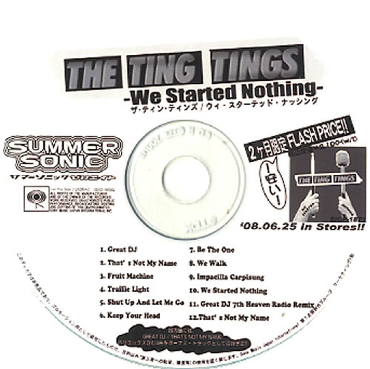 特上品 新品・未開封 THE TING TINGS/WE STARTED NOTHING 本・音楽