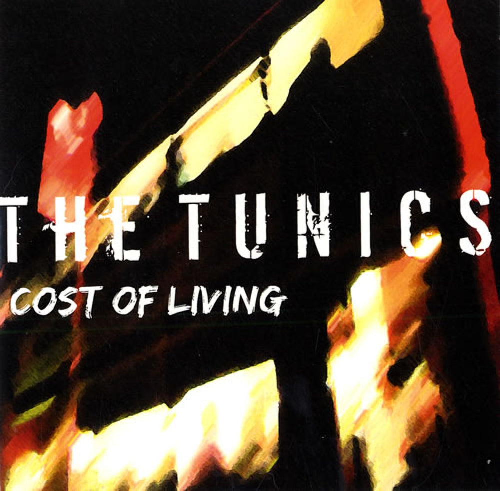 The Tunics Cost Of Living UK 7" vinyl single (7 inch record / 45) MANTA103