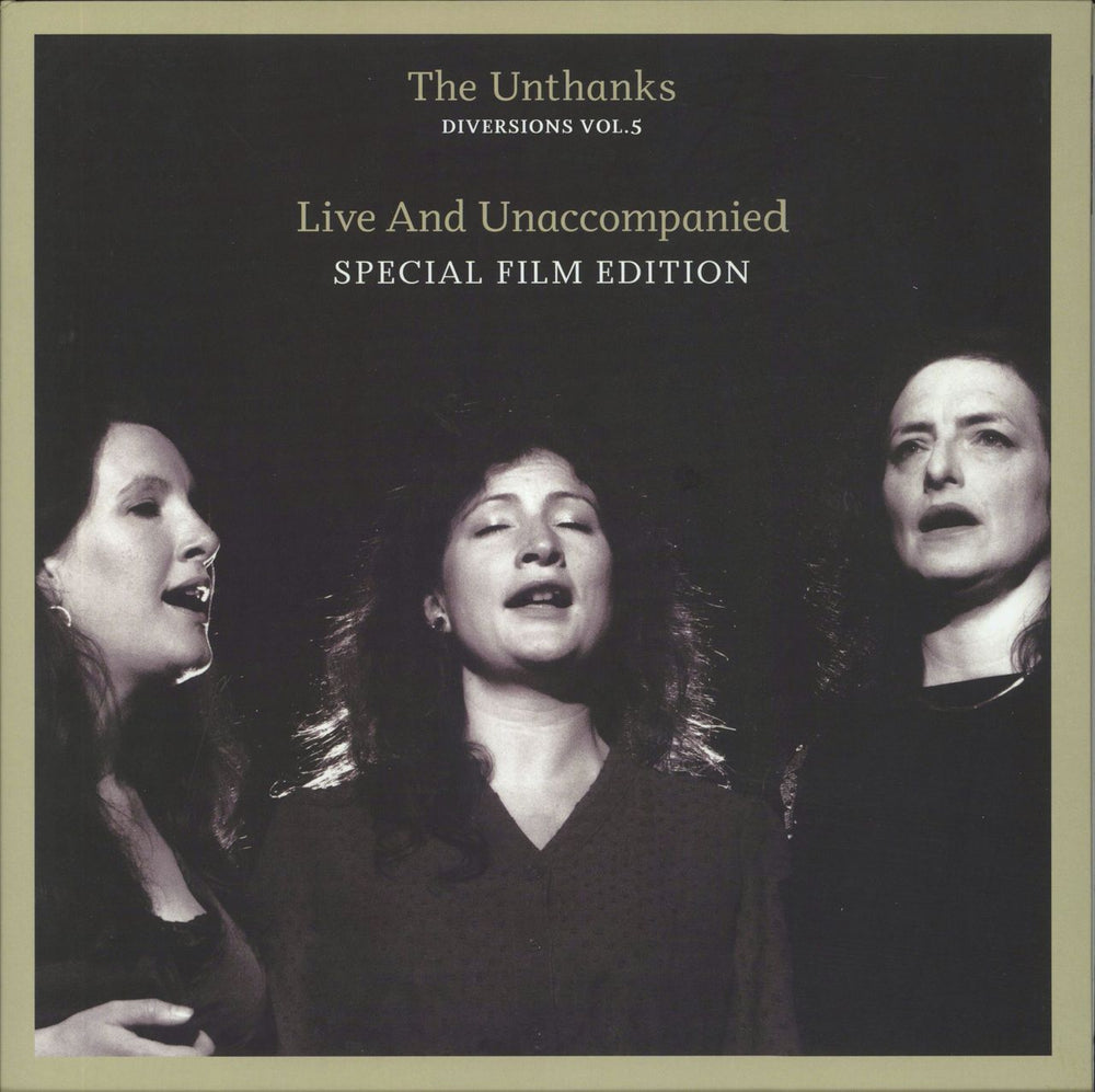 The Unthanks Diversions Vol.5 - Live And Unaccompanied (Special Film Edition) + DVD UK vinyl LP album (LP record) RRM022FELP