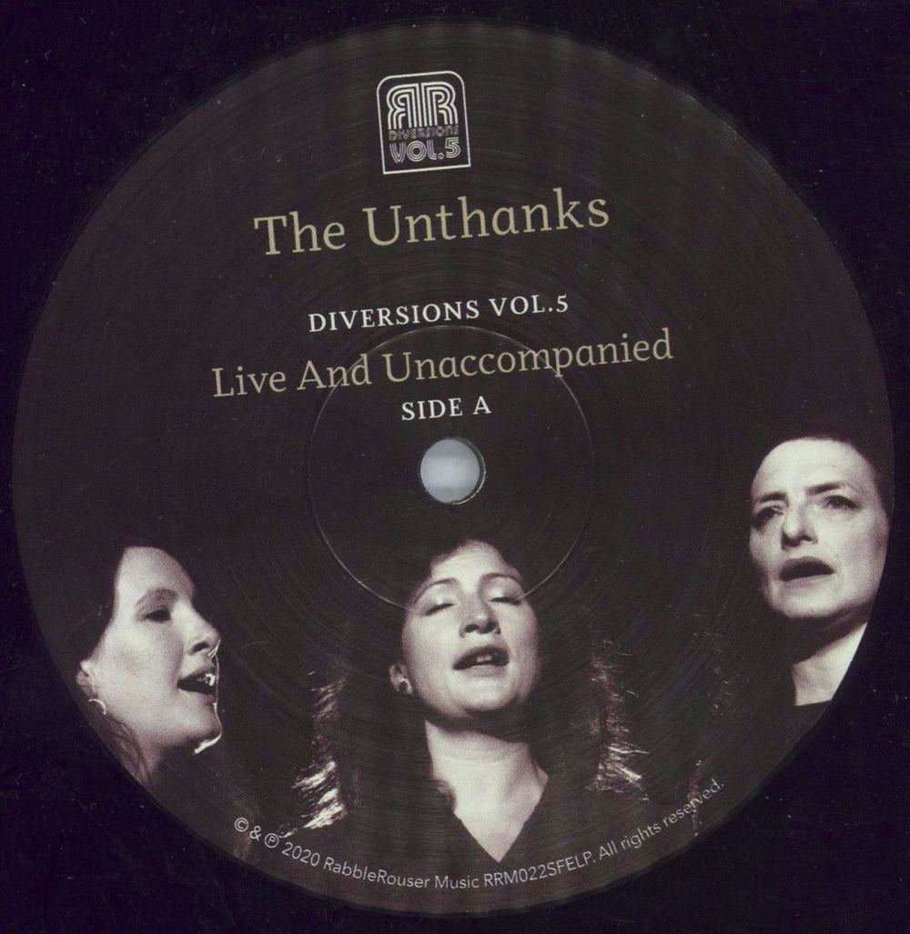 The Unthanks Diversions Vol.5 - Live And Unaccompanied (Special Film Edition) + DVD UK vinyl LP album (LP record) T9ULPDI820765