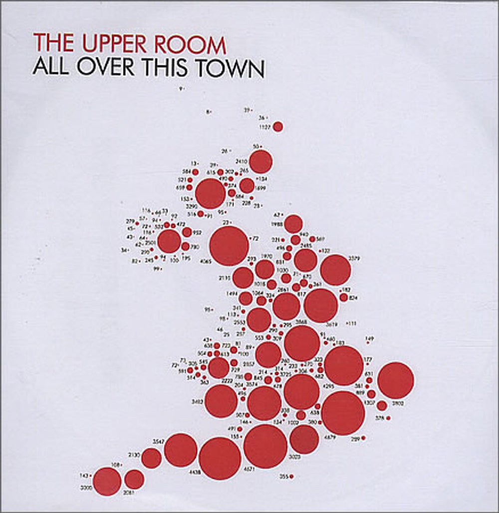 The Upper Room All Over This Town UK CD-R acetate CD-R ACETATE