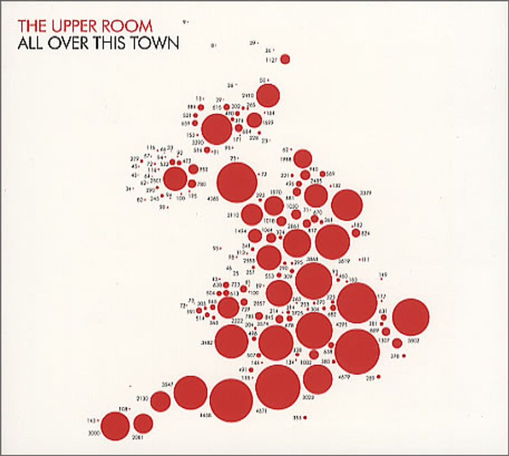 The Upper Room All Over This Town UK CD single (CD5 / 5") 82876728002